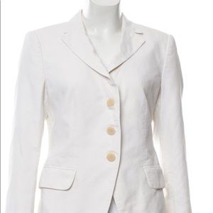 Armani collezioni white blazer